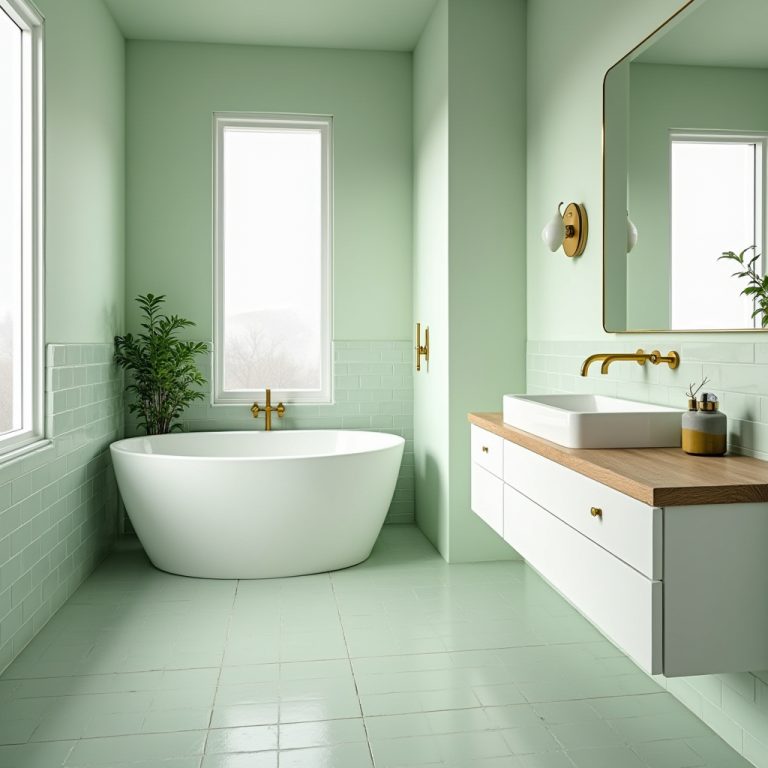 light green bathroom ideas 1
