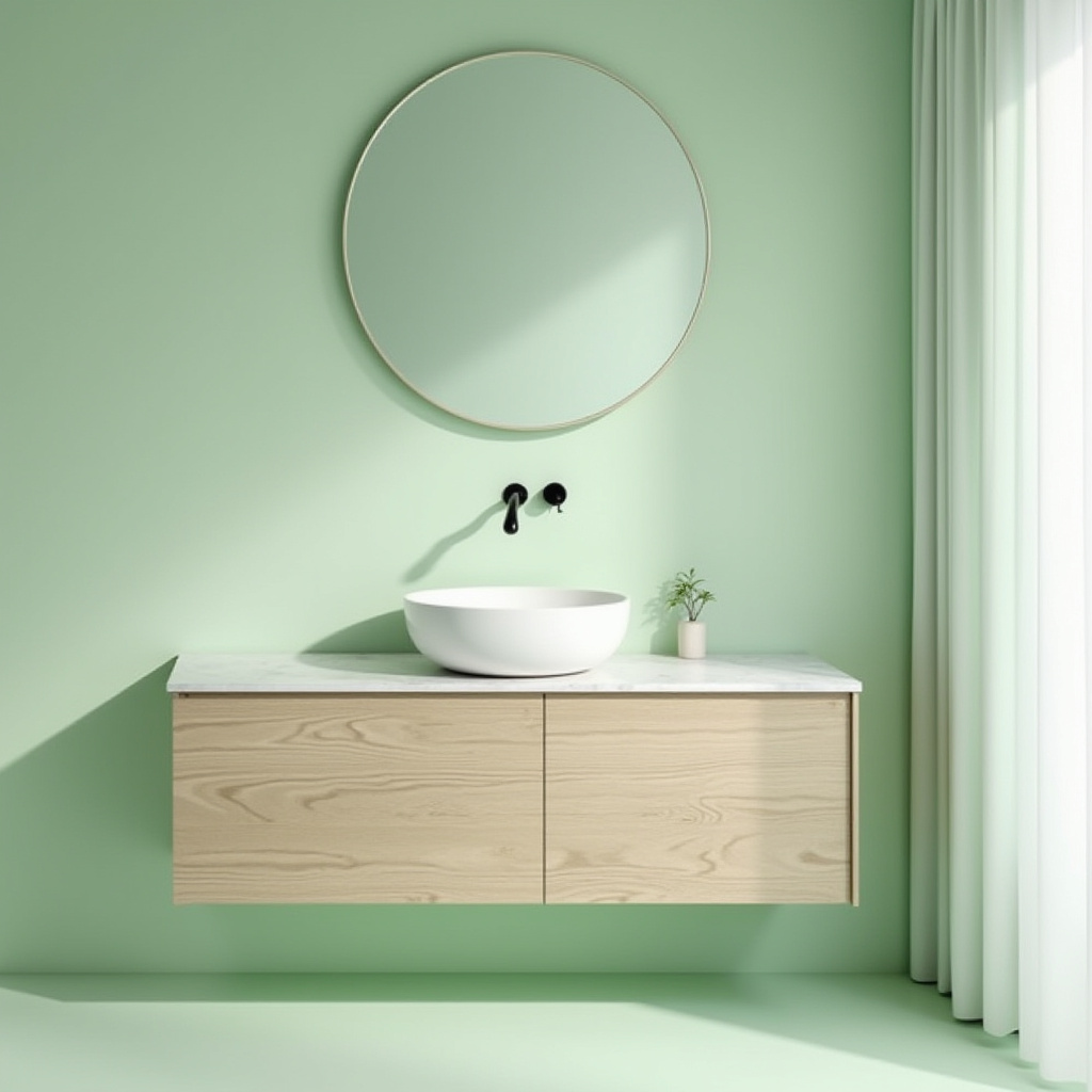 light green bathroom ideas 14