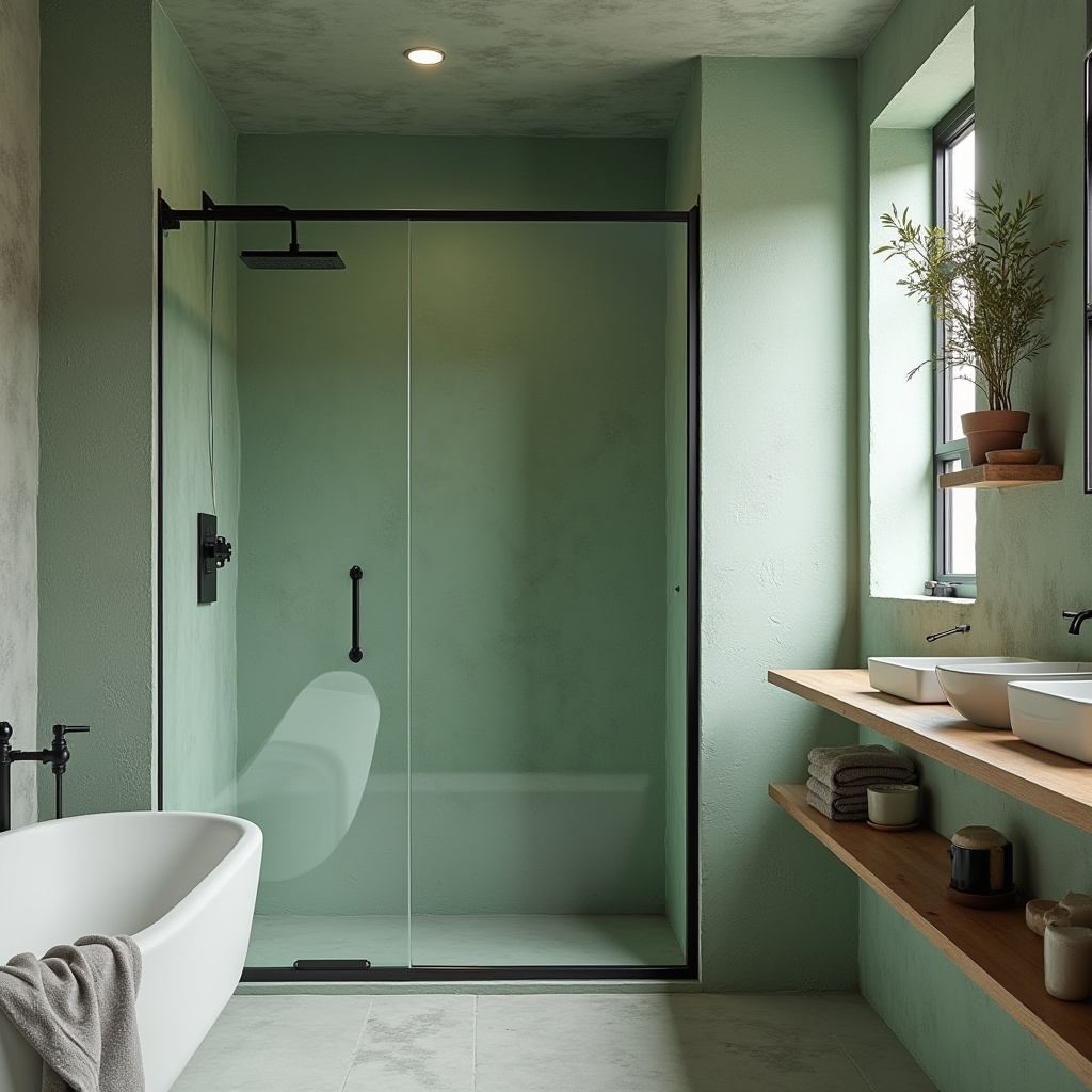 light green bathroom ideas 16