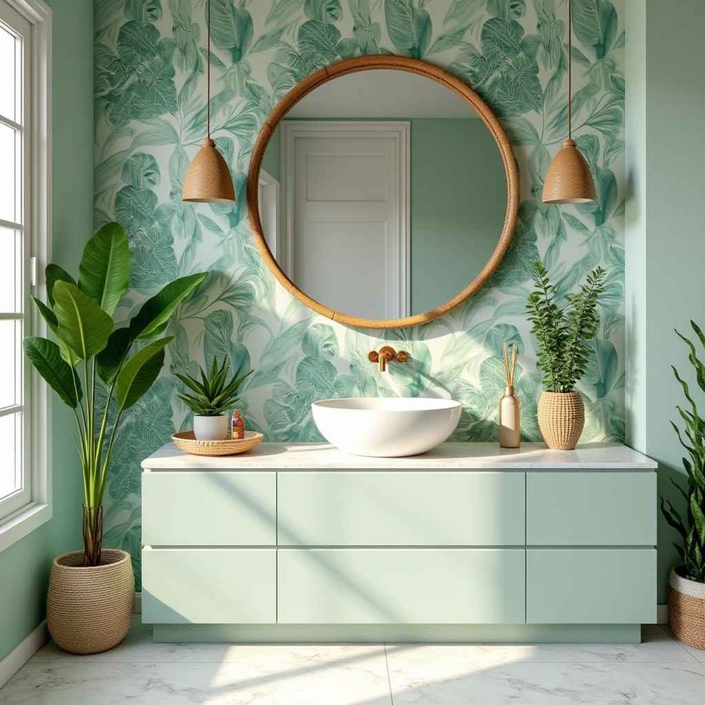 light green bathroom ideas 23