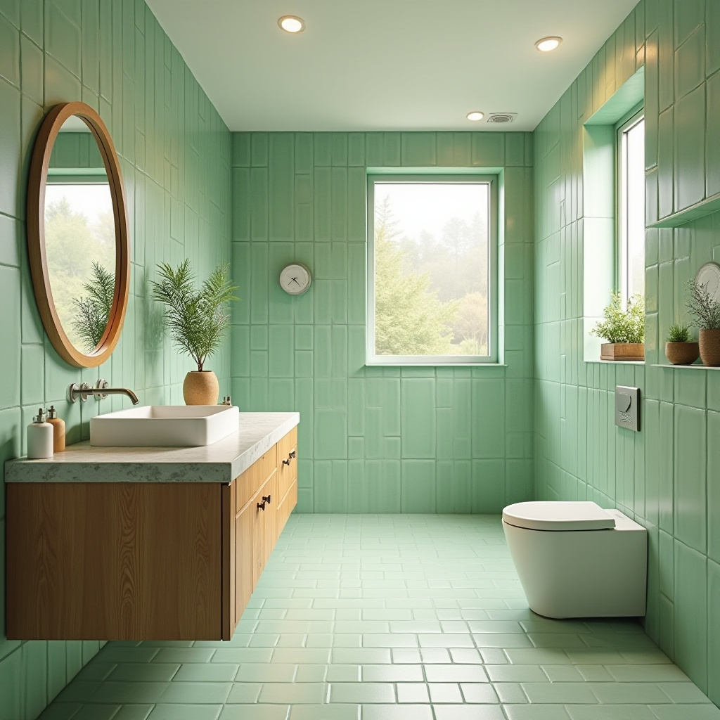 light green bathroom ideas 27