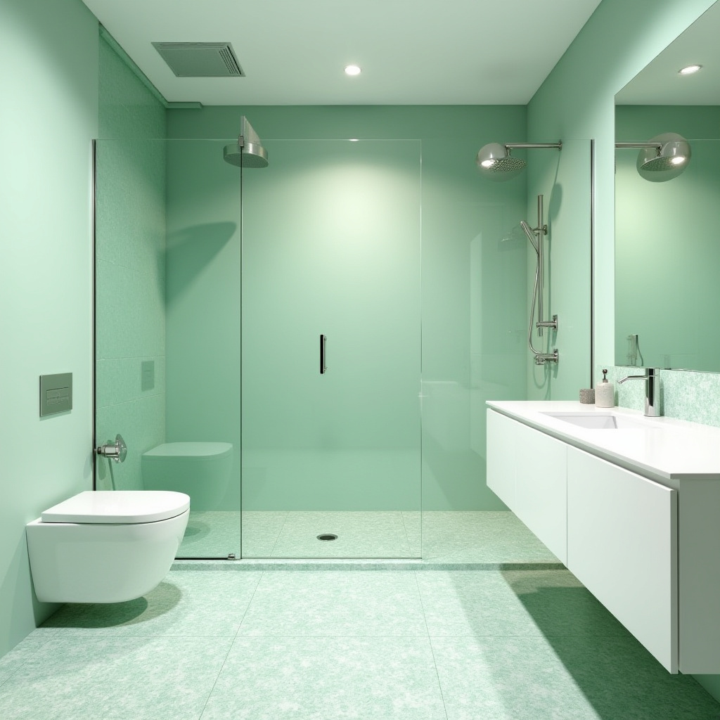 light green bathroom ideas 3