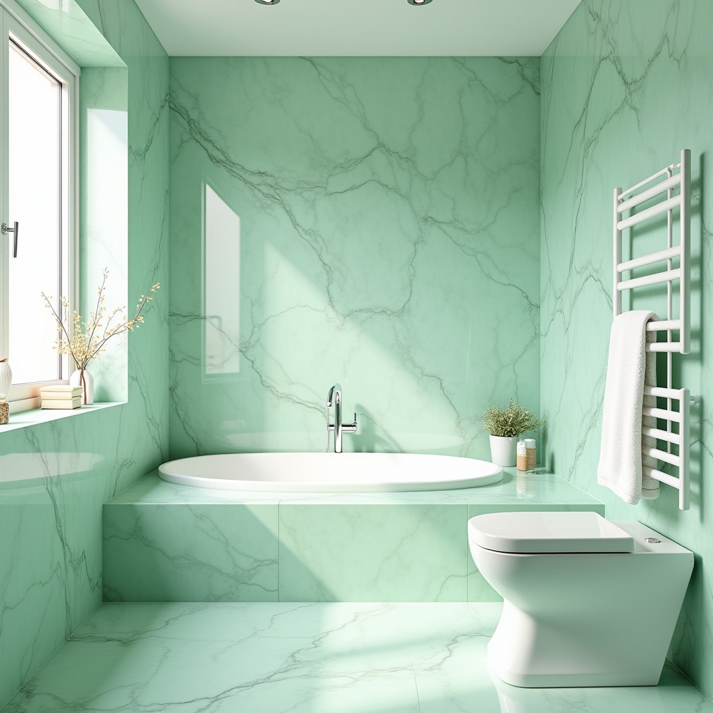 light green bathroom ideas 30