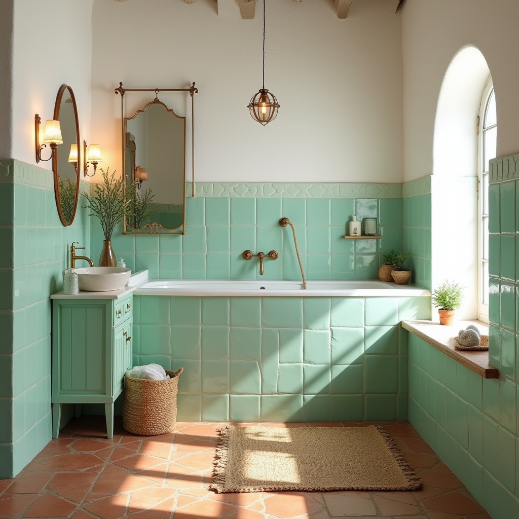 light green bathroom ideas 32