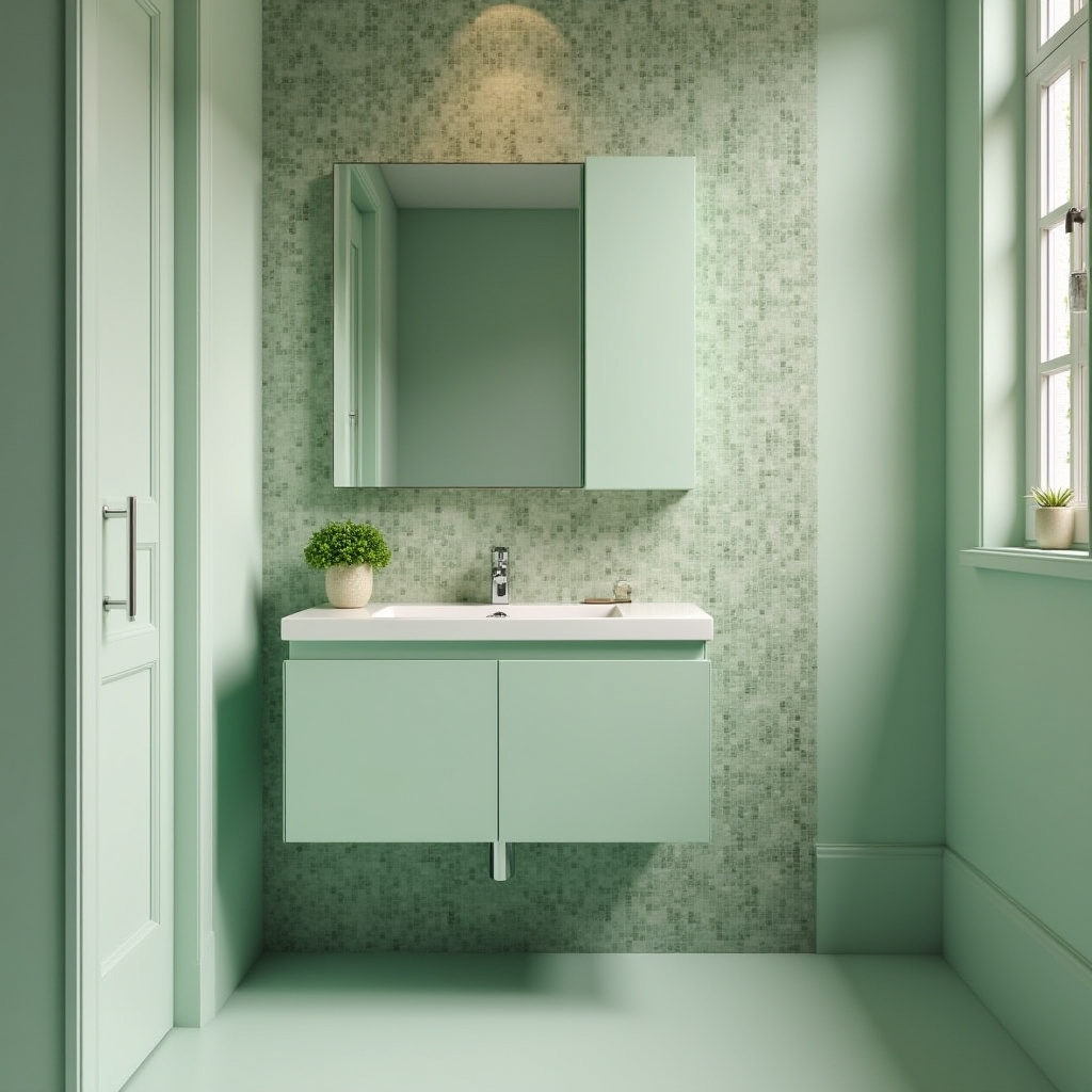 light green bathroom ideas 33