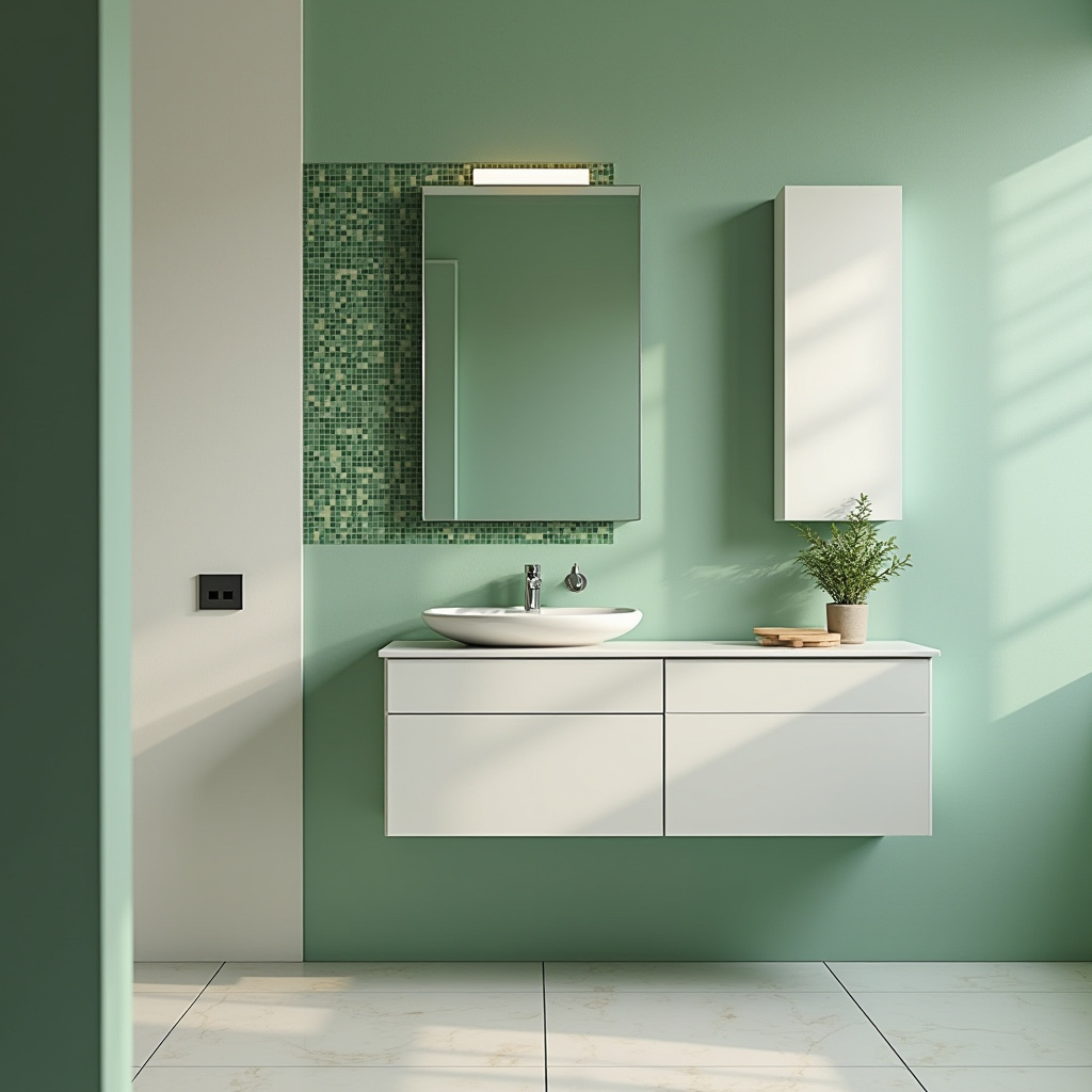 light green bathroom ideas 34