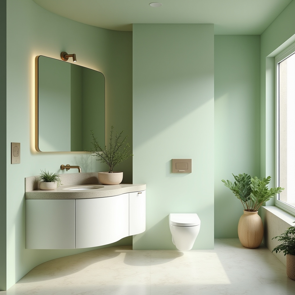 light green bathroom ideas 37