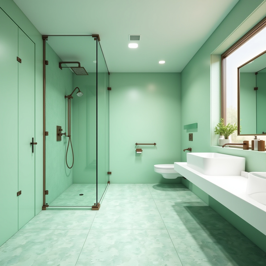 light green bathroom ideas 4