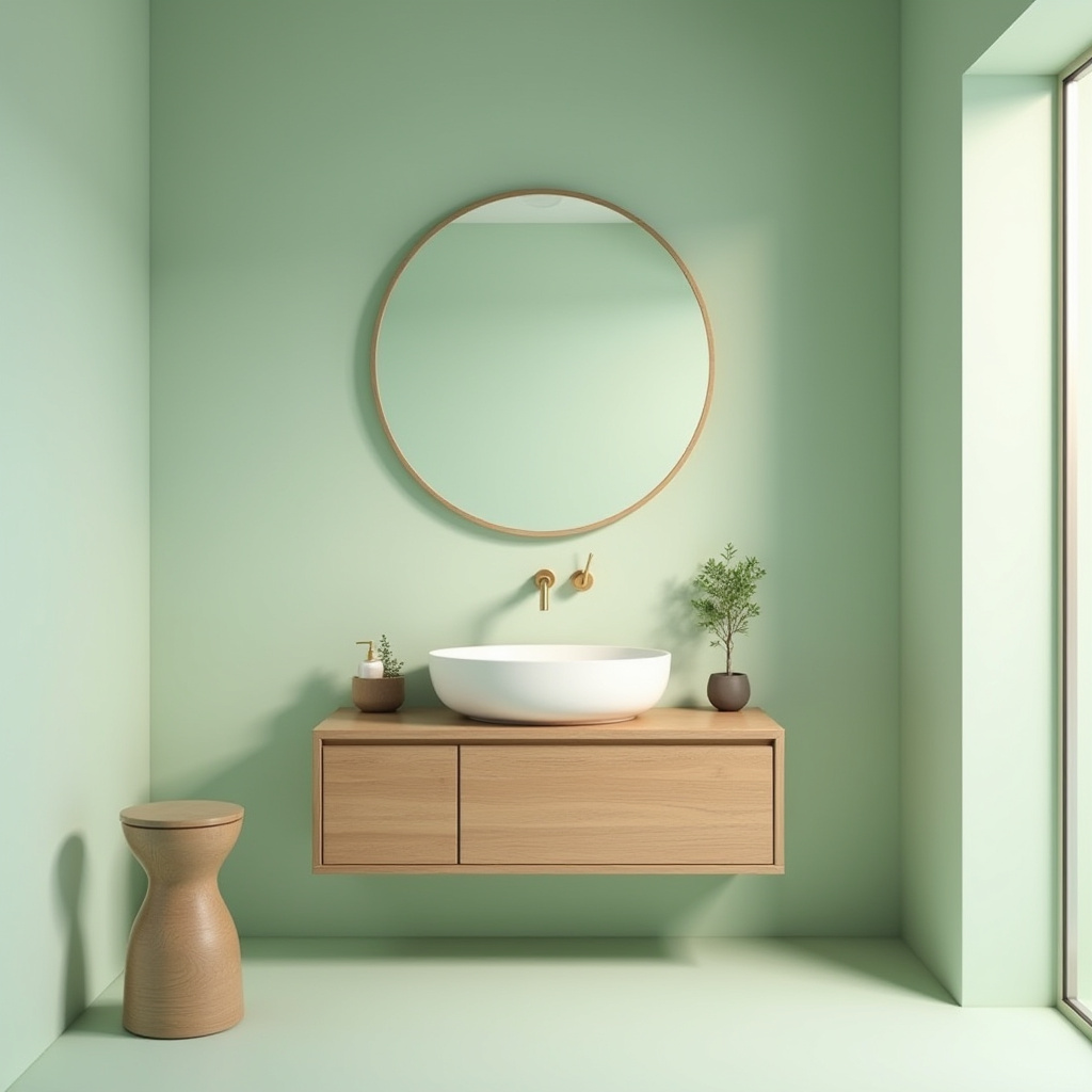 light green bathroom ideas 40