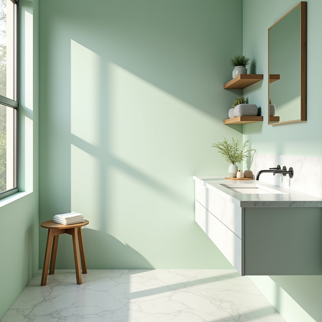 light green bathroom ideas 5