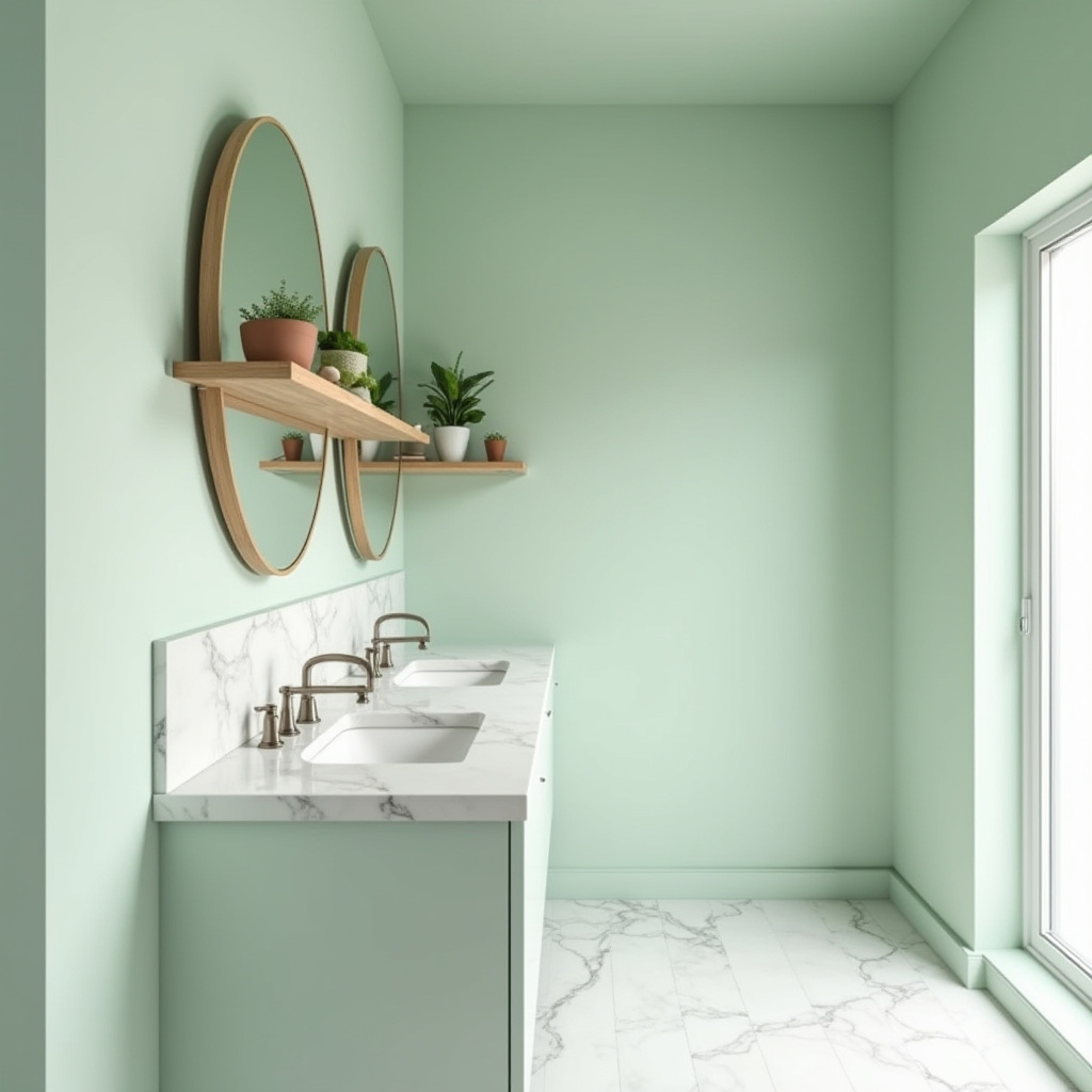 light green bathroom ideas 6