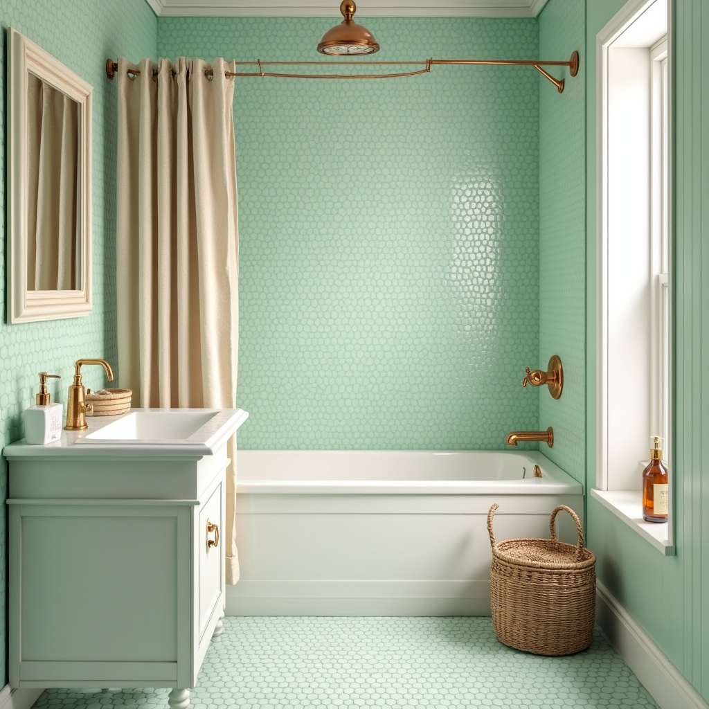 light green bathroom ideas 7