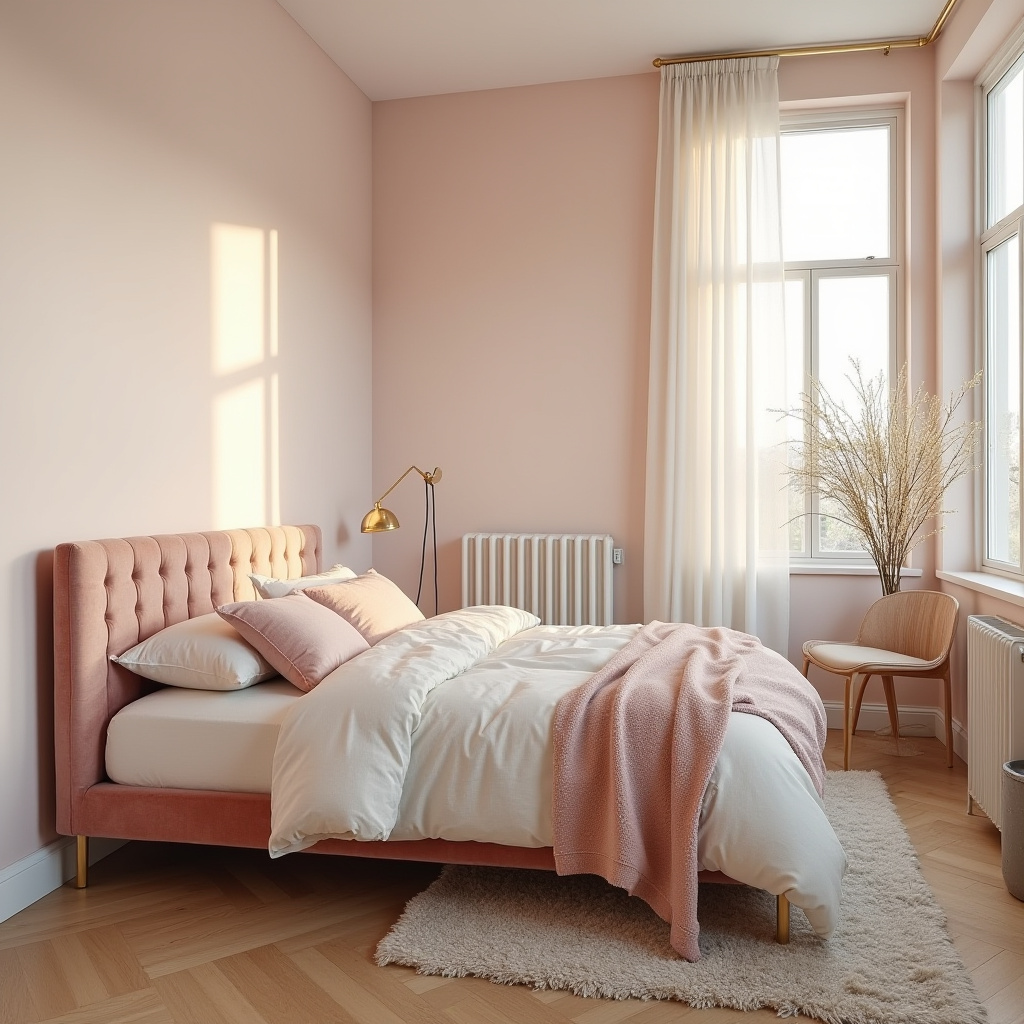 light pink bedrooms 1