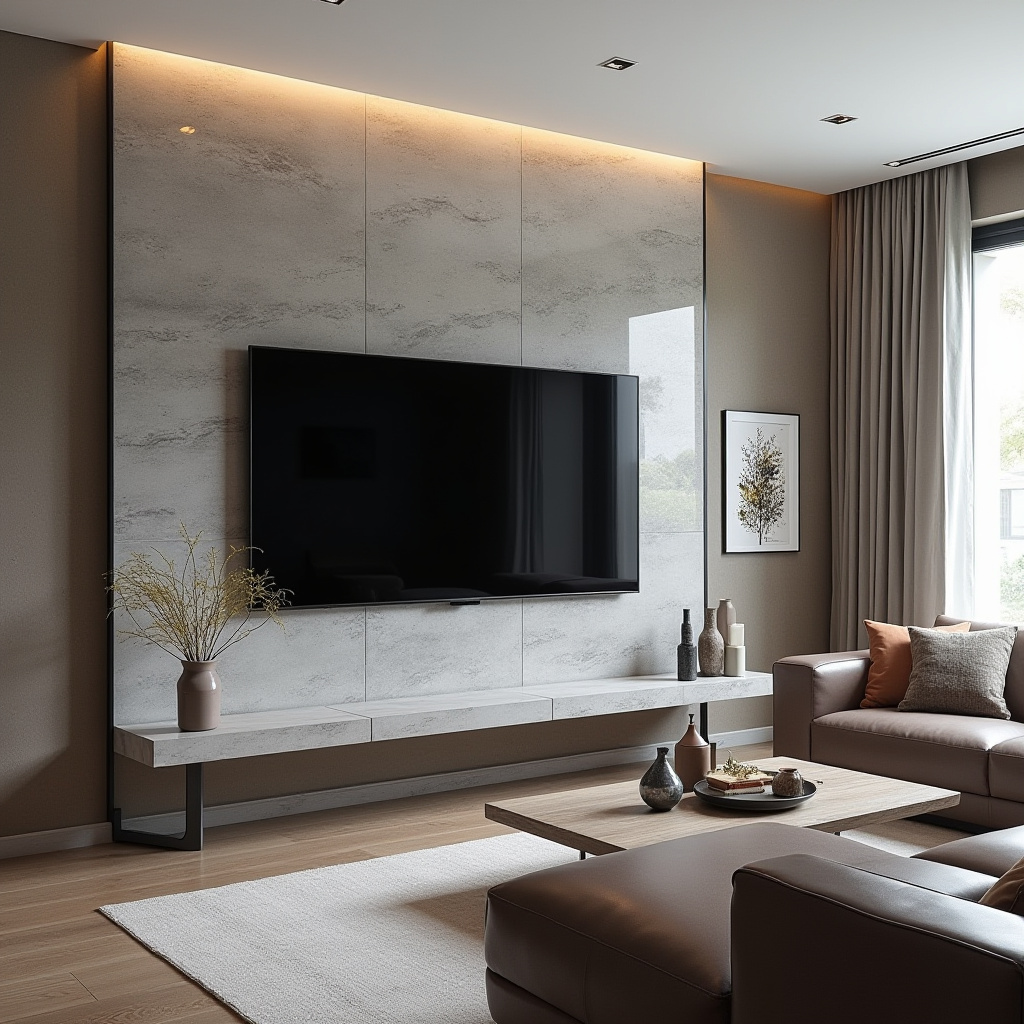 living room tv wall ideas 13