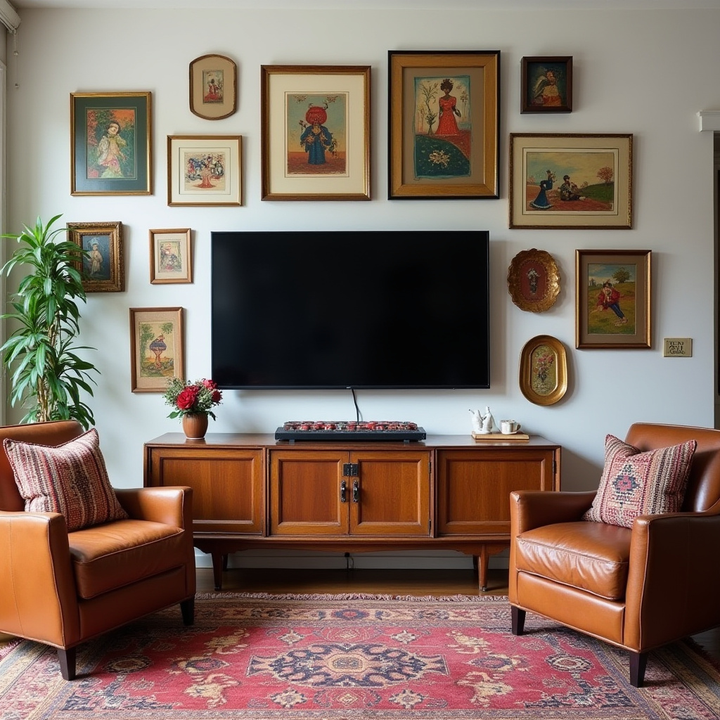 living room tv wall ideas 19