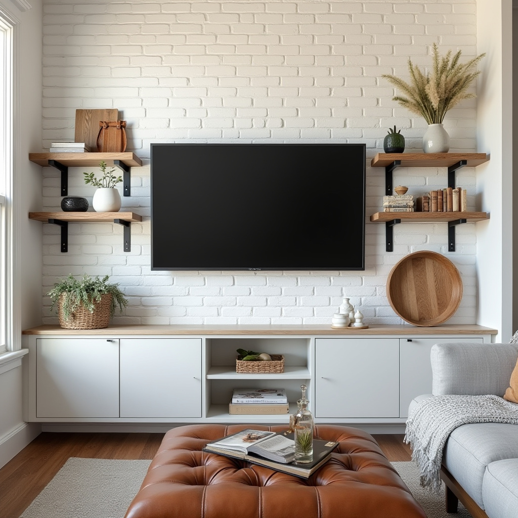 living room tv wall ideas 27