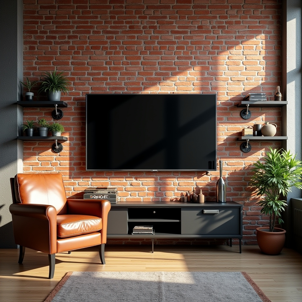 living room tv wall ideas 5