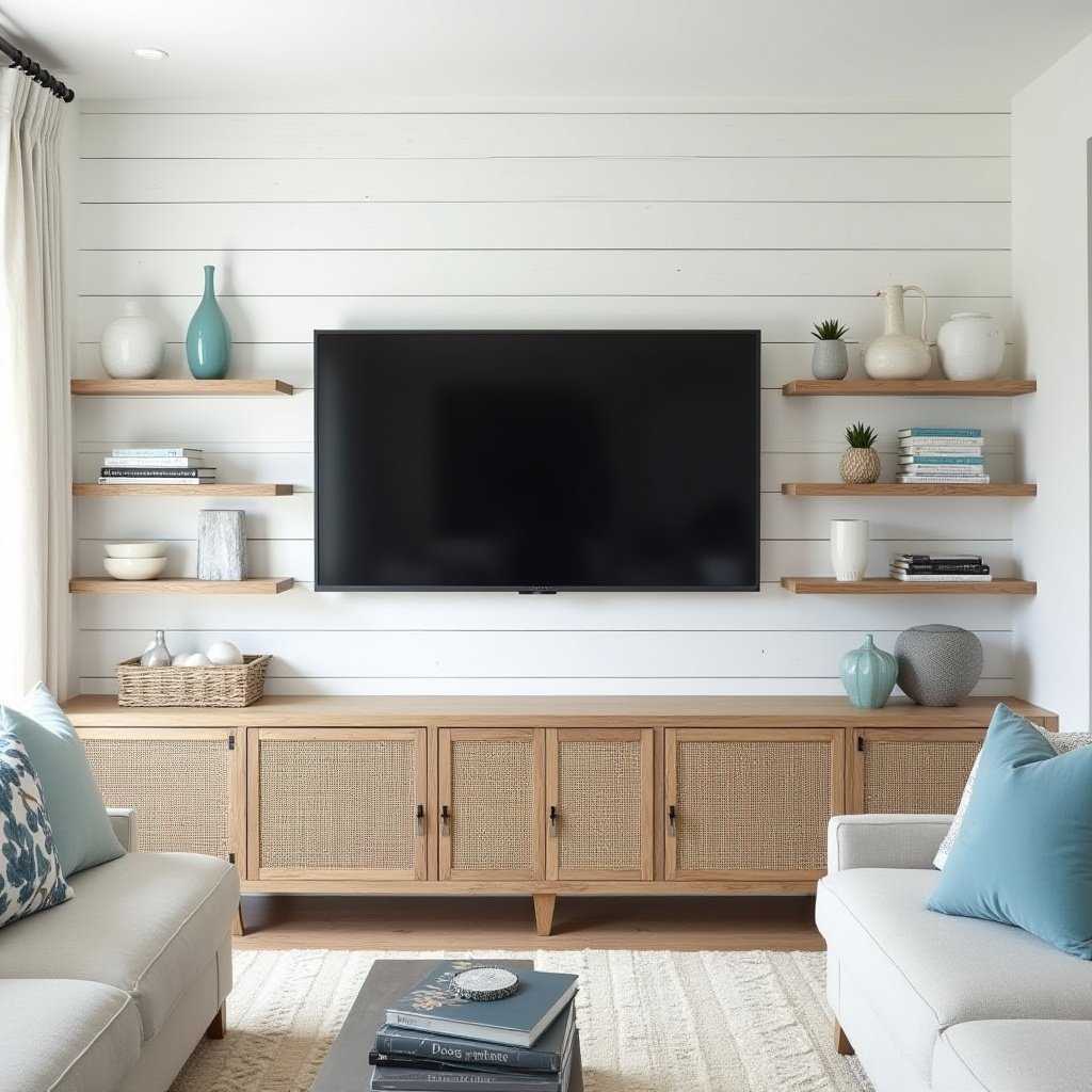 living room tv wall ideas 8