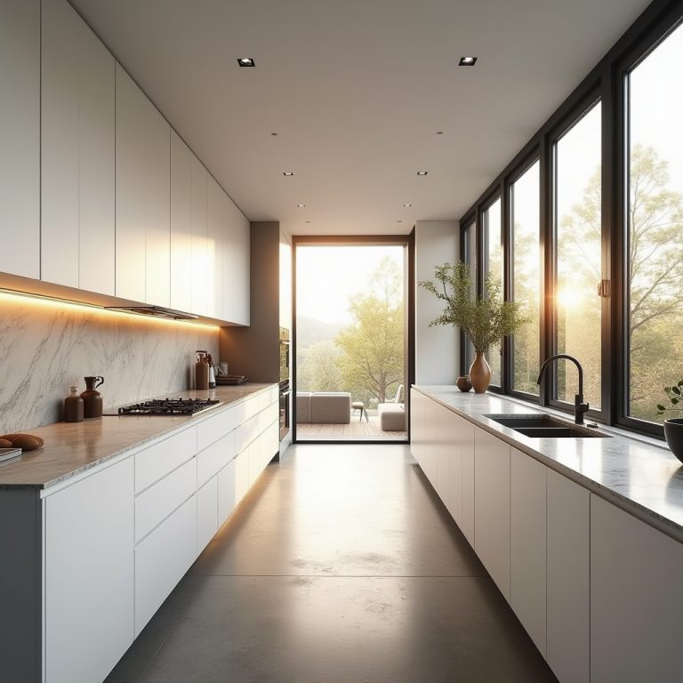long kitchen ideas 1