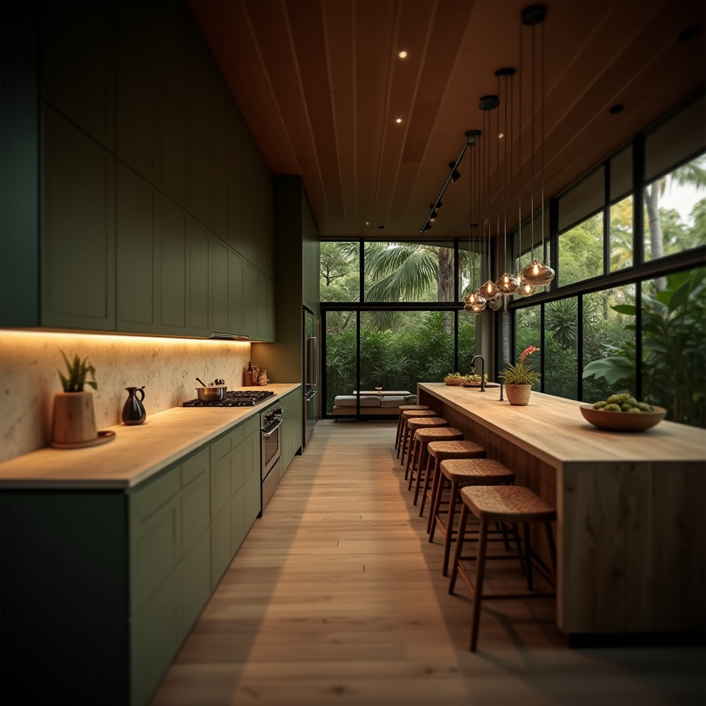 long kitchen ideas 24