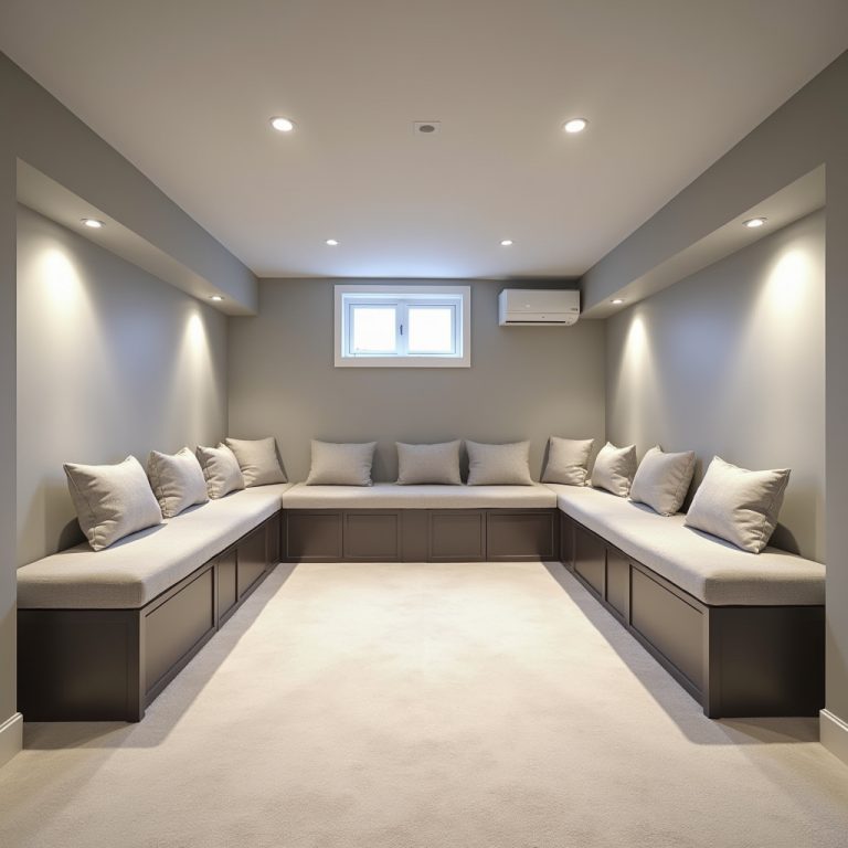 low ceiling basement ideas 1