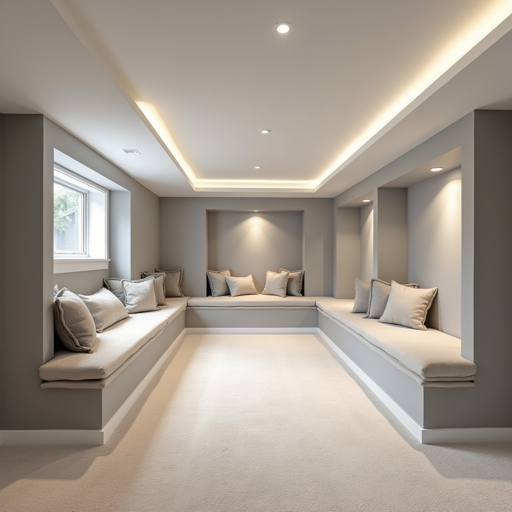 low ceiling basement ideas 2