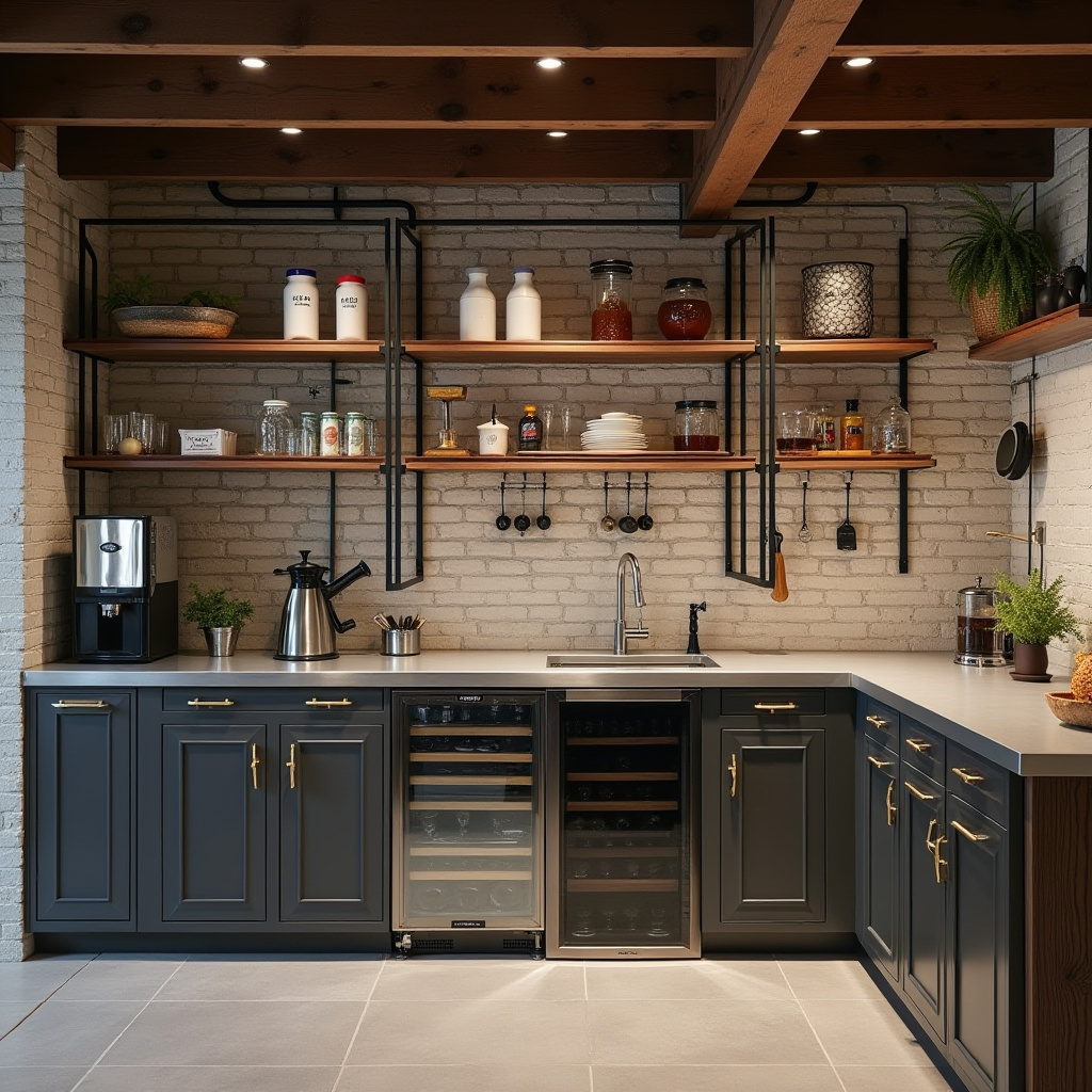 low ceiling basement ideas 34