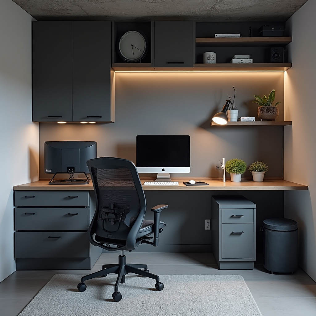 low ceiling basement ideas 37