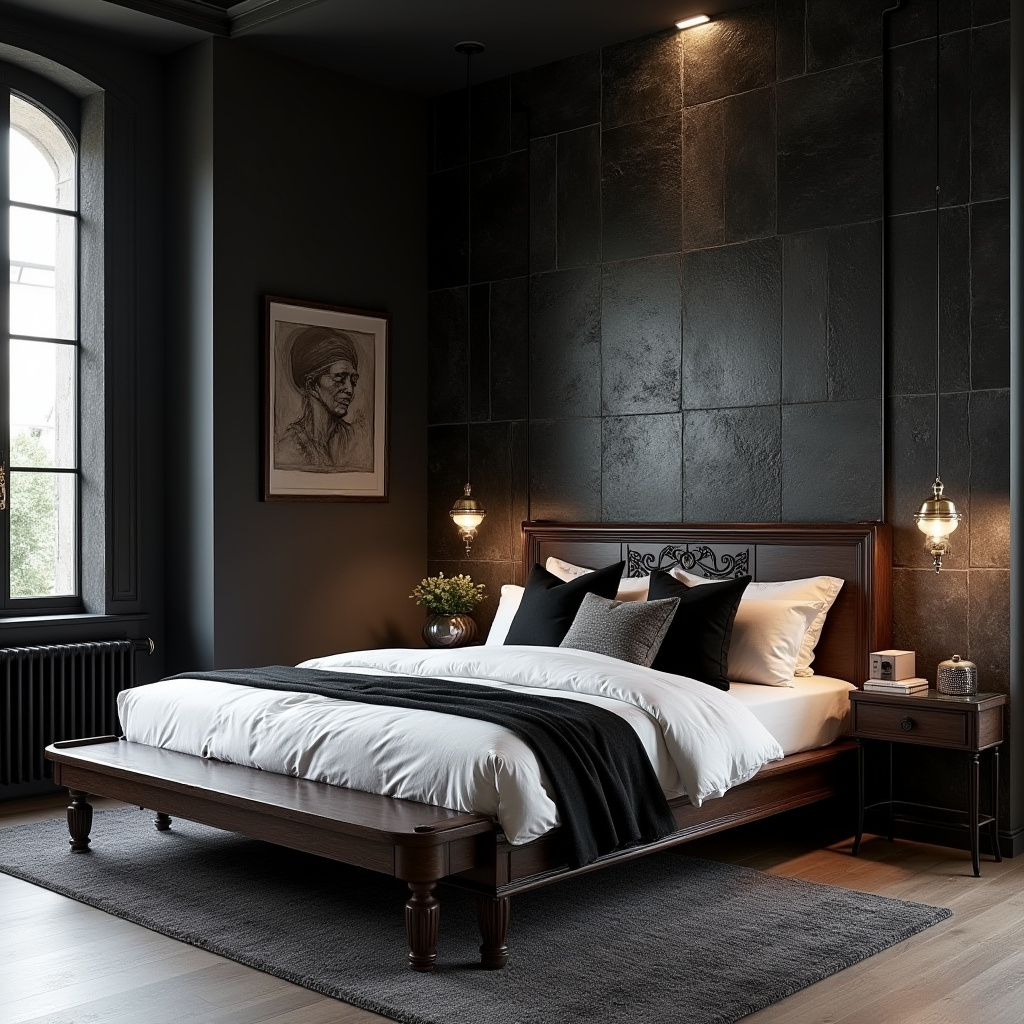 luxury black bedroom 18