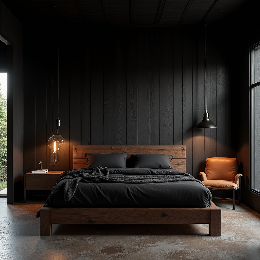 luxury black bedroom 26