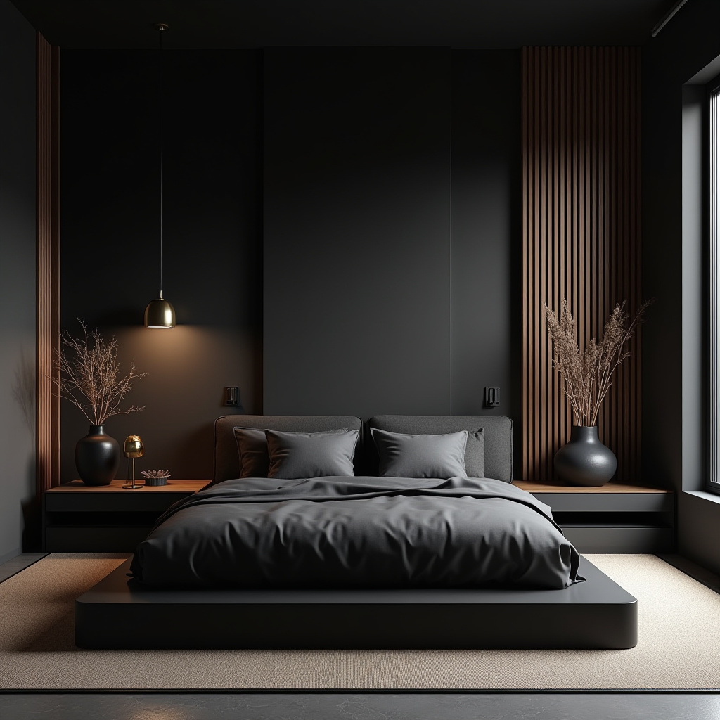 luxury black bedroom 28