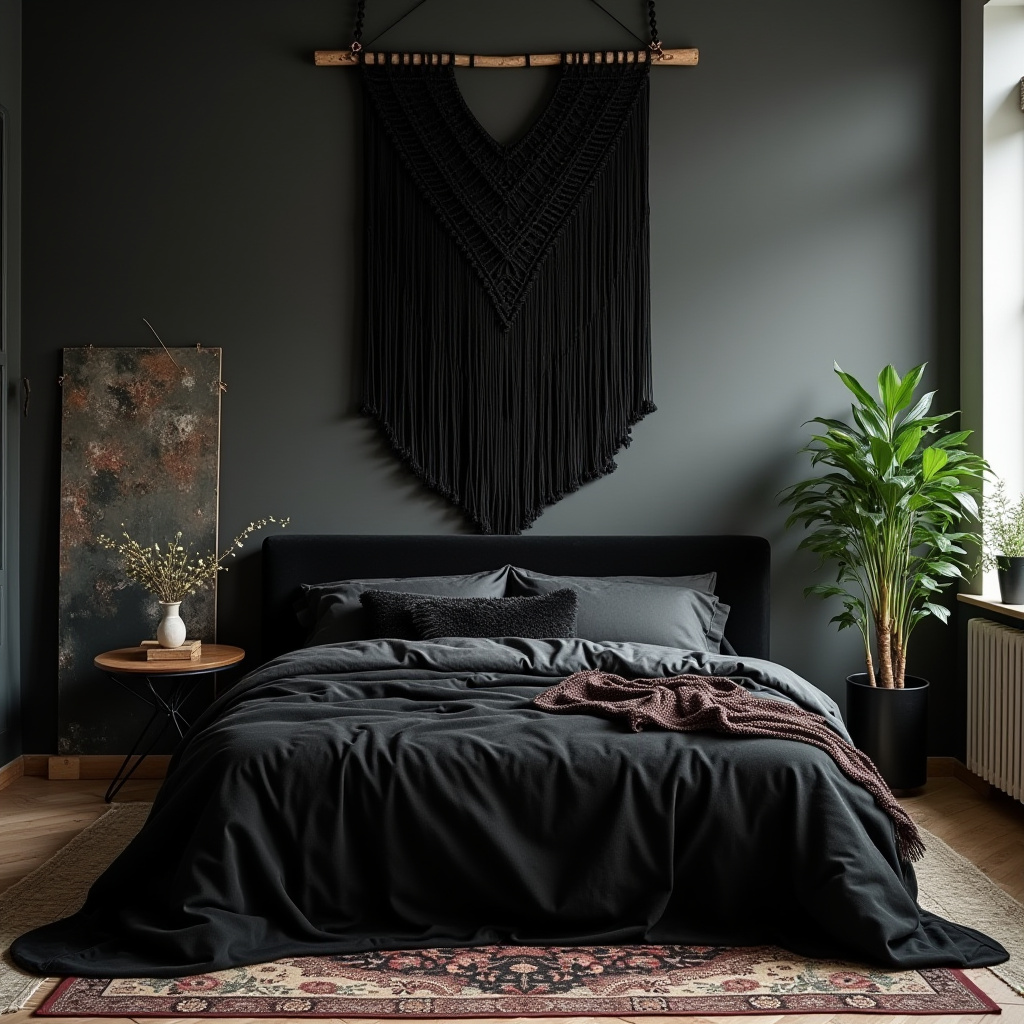 luxury black bedroom 31