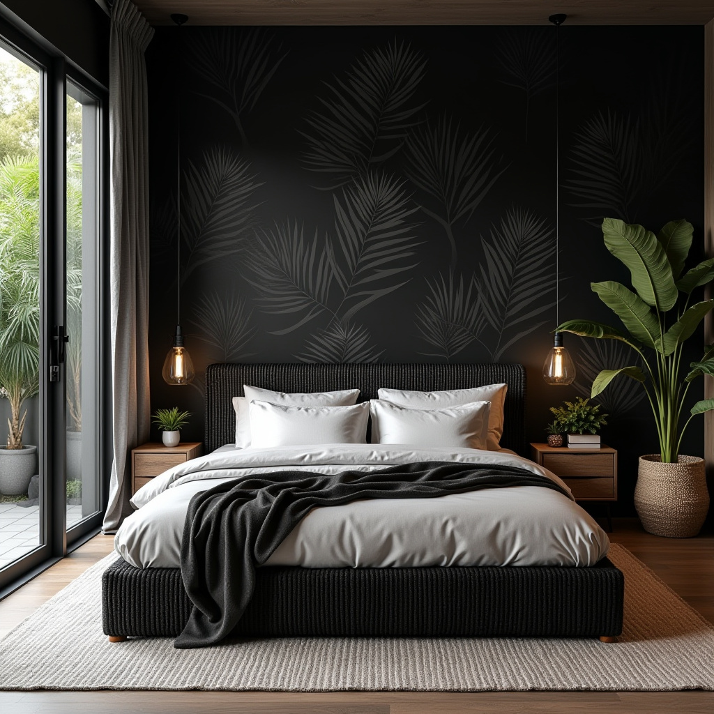 luxury black bedroom 35