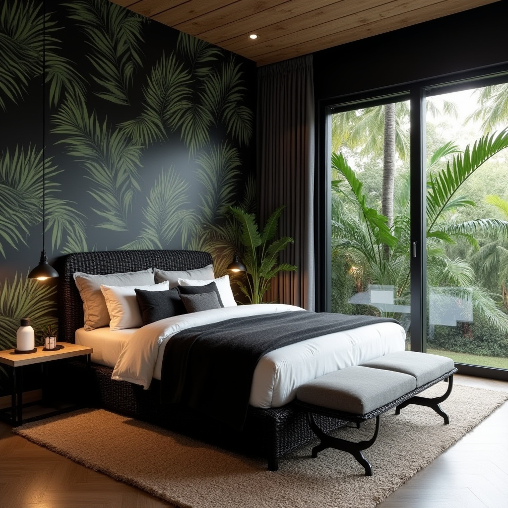 luxury black bedroom 36