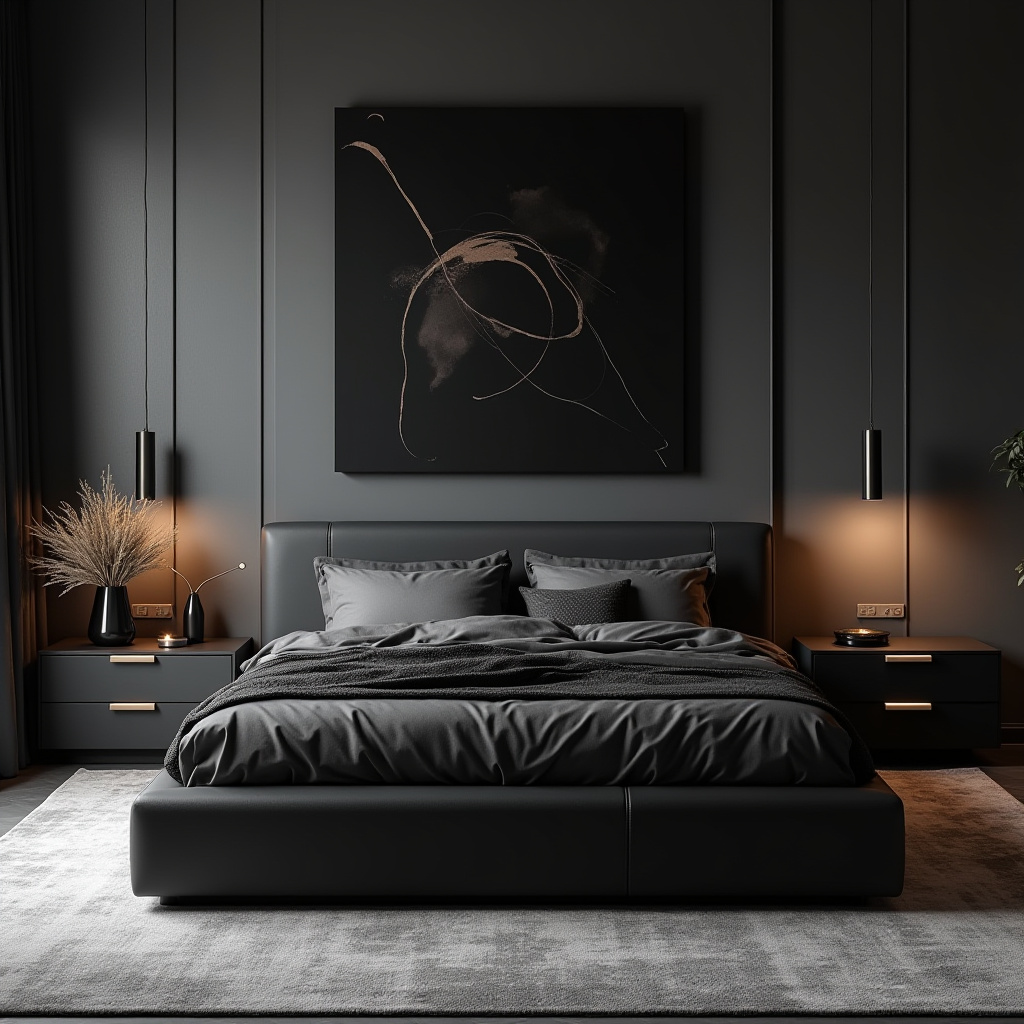 luxury black bedroom 4