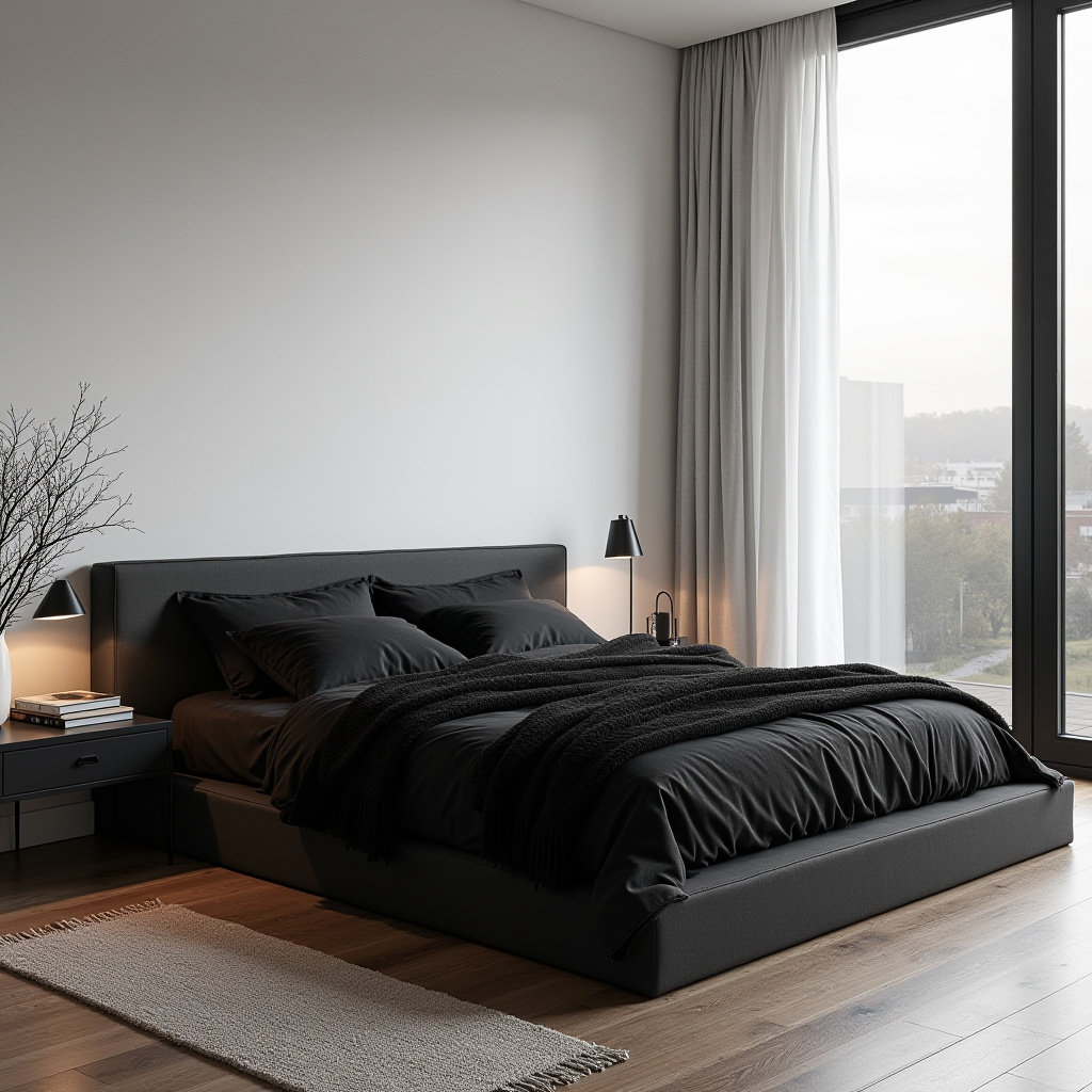 luxury black bedroom 40