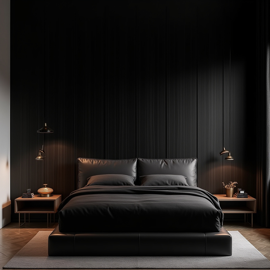 luxury black bedroom 5