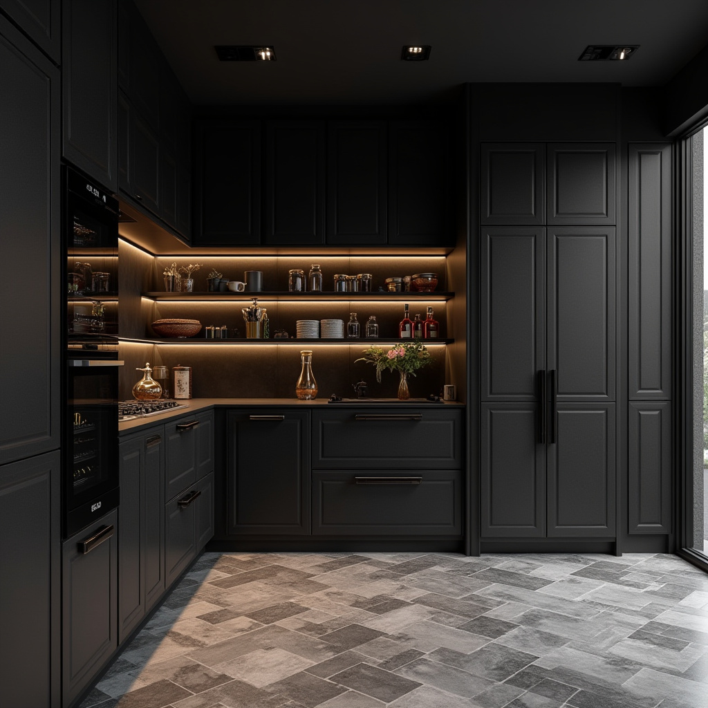 luxury black kitchen 10