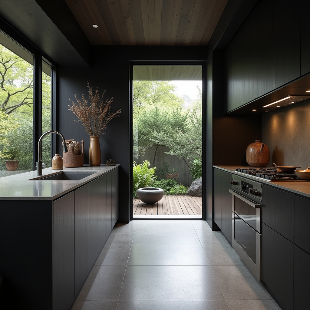 luxury black kitchen 25
