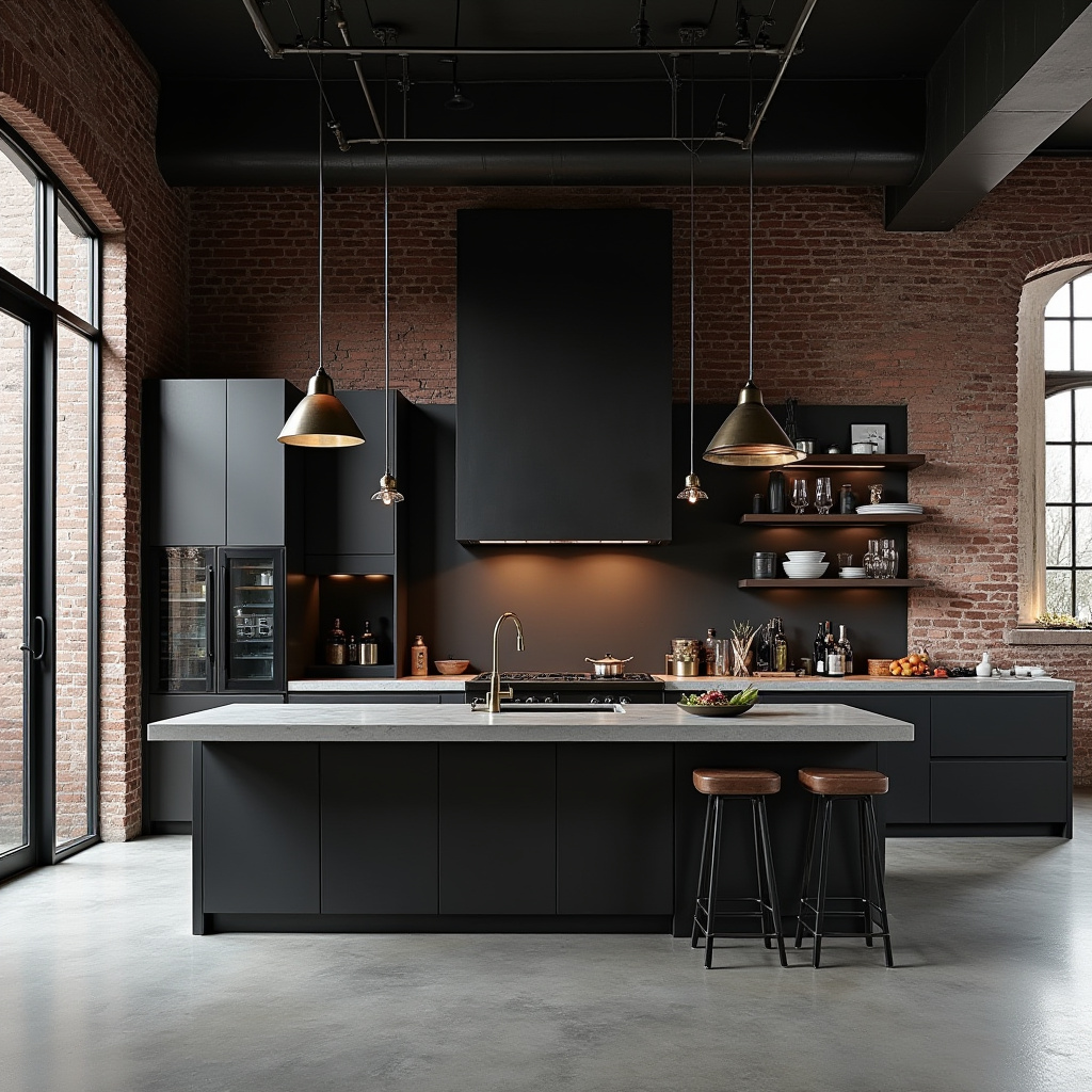 luxury black kitchen 27