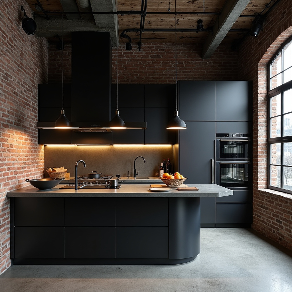 luxury black kitchen 28