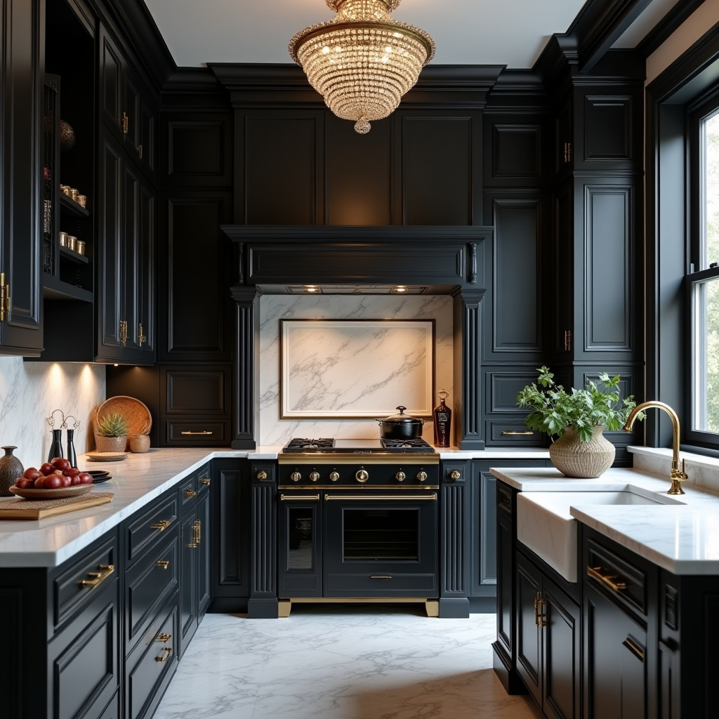 luxury black kitchen 40