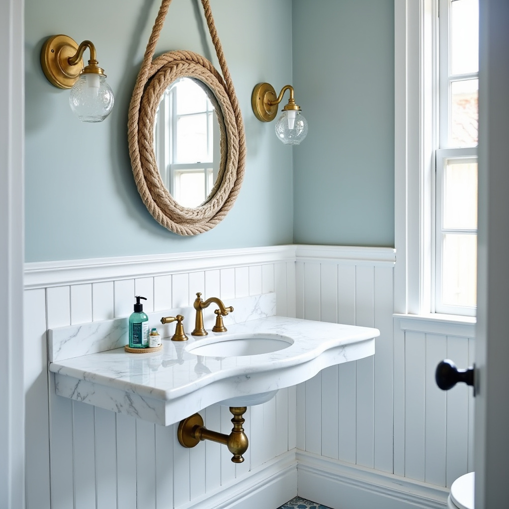 luxury powder room ideas 13