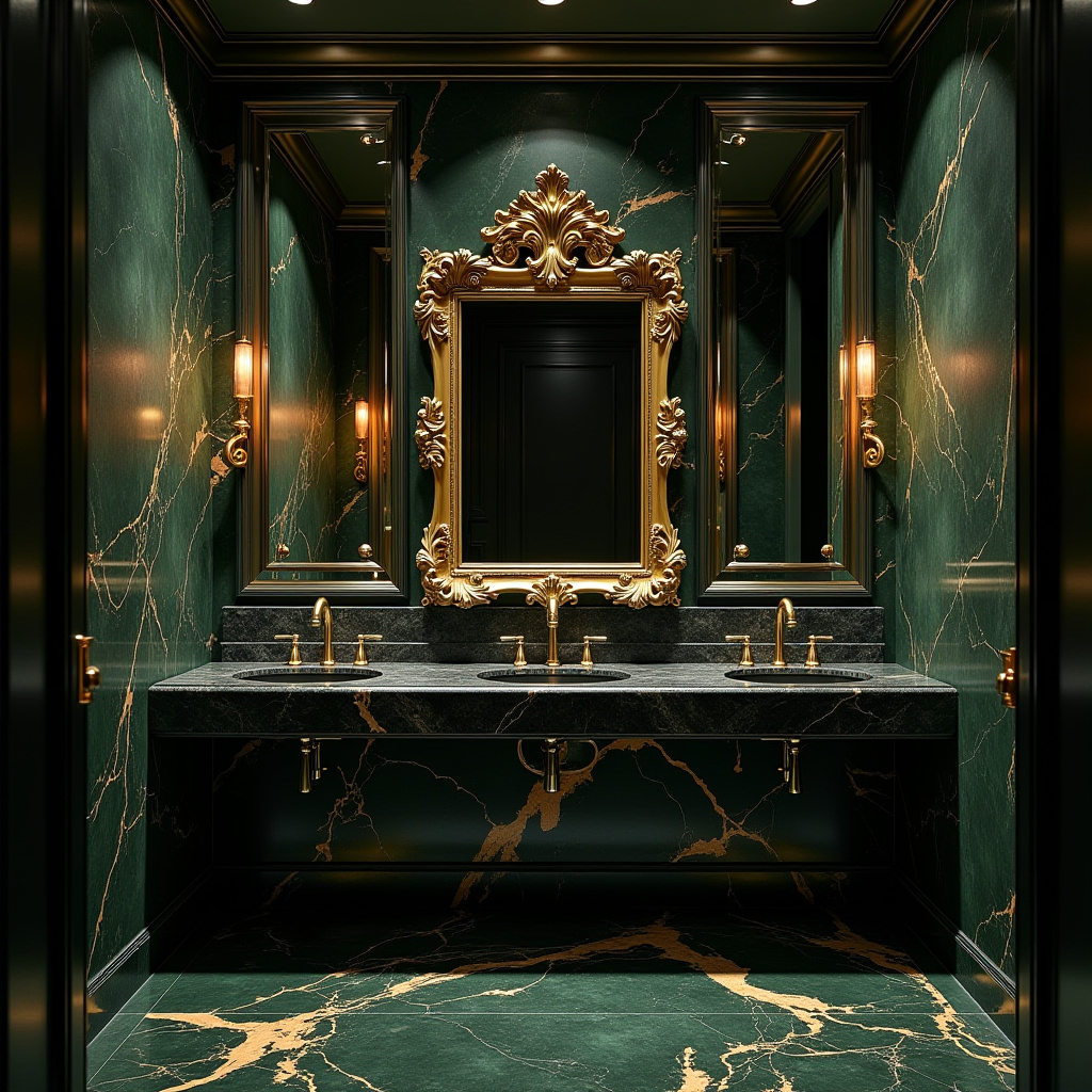 luxury powder room ideas 19