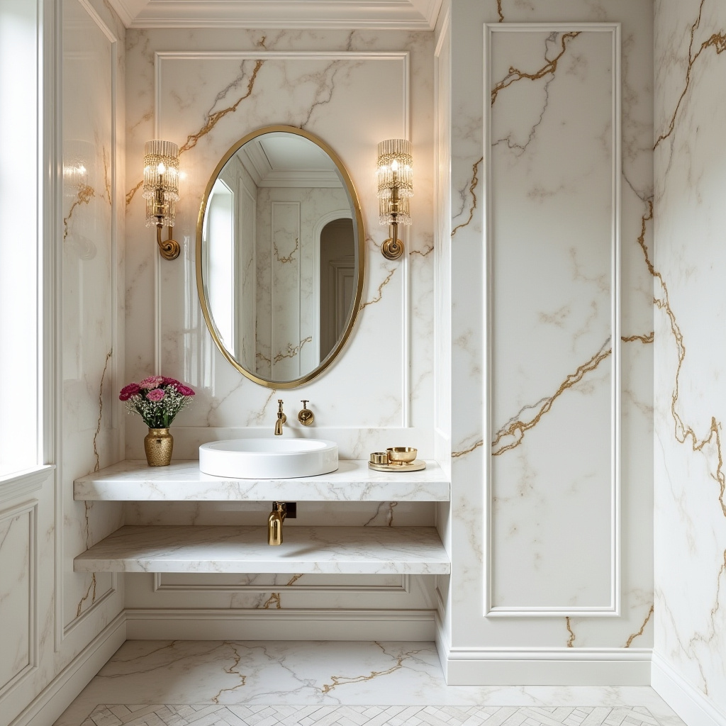 luxury powder room ideas 2