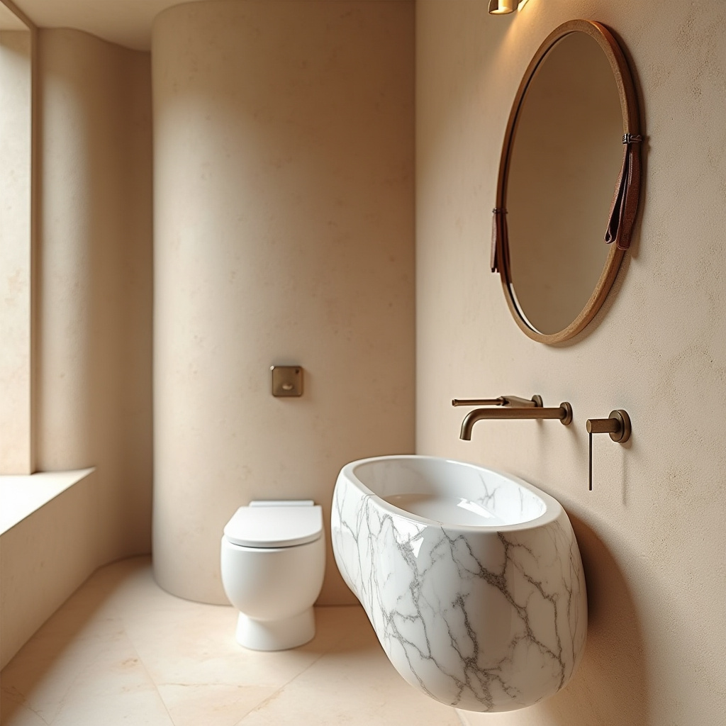 luxury powder room ideas 22