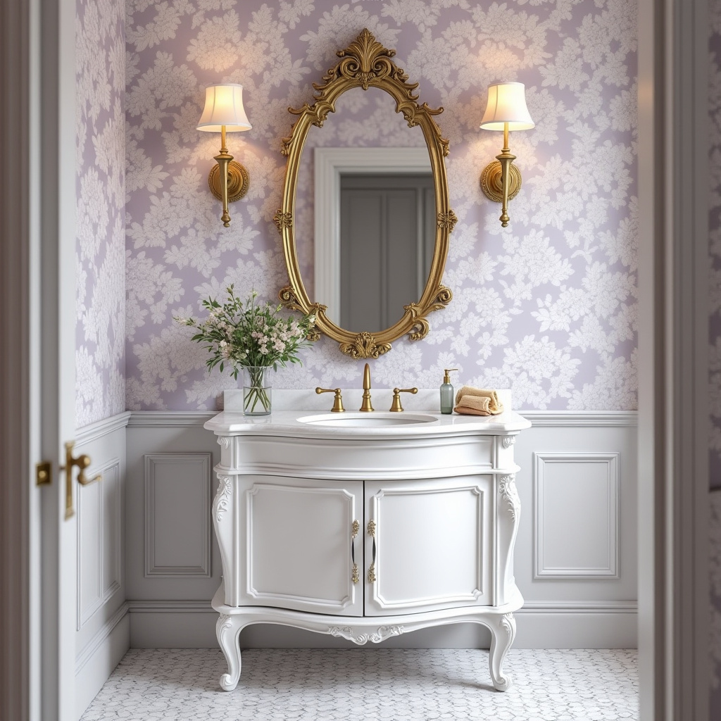 luxury powder room ideas 28