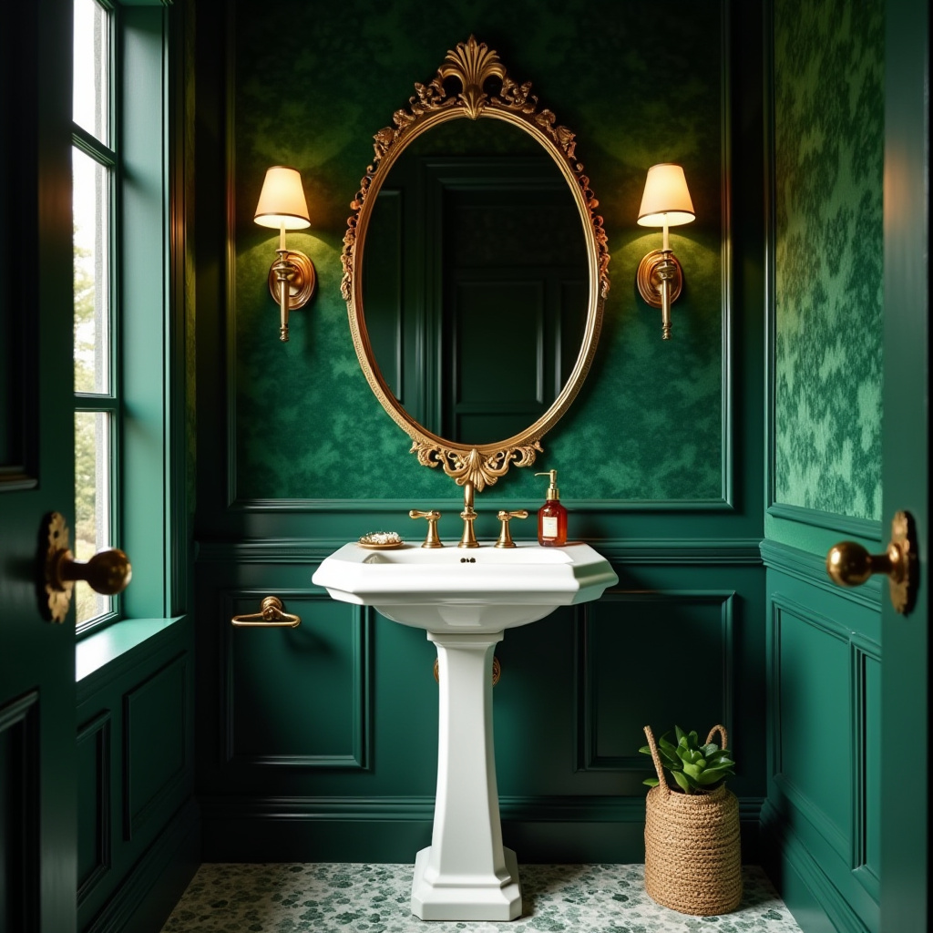 luxury powder room ideas 3