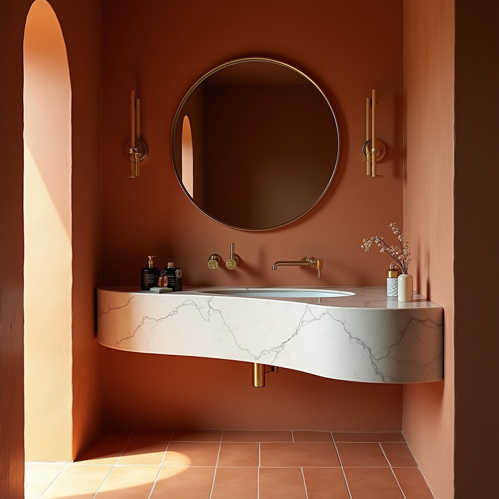 luxury powder room ideas 31