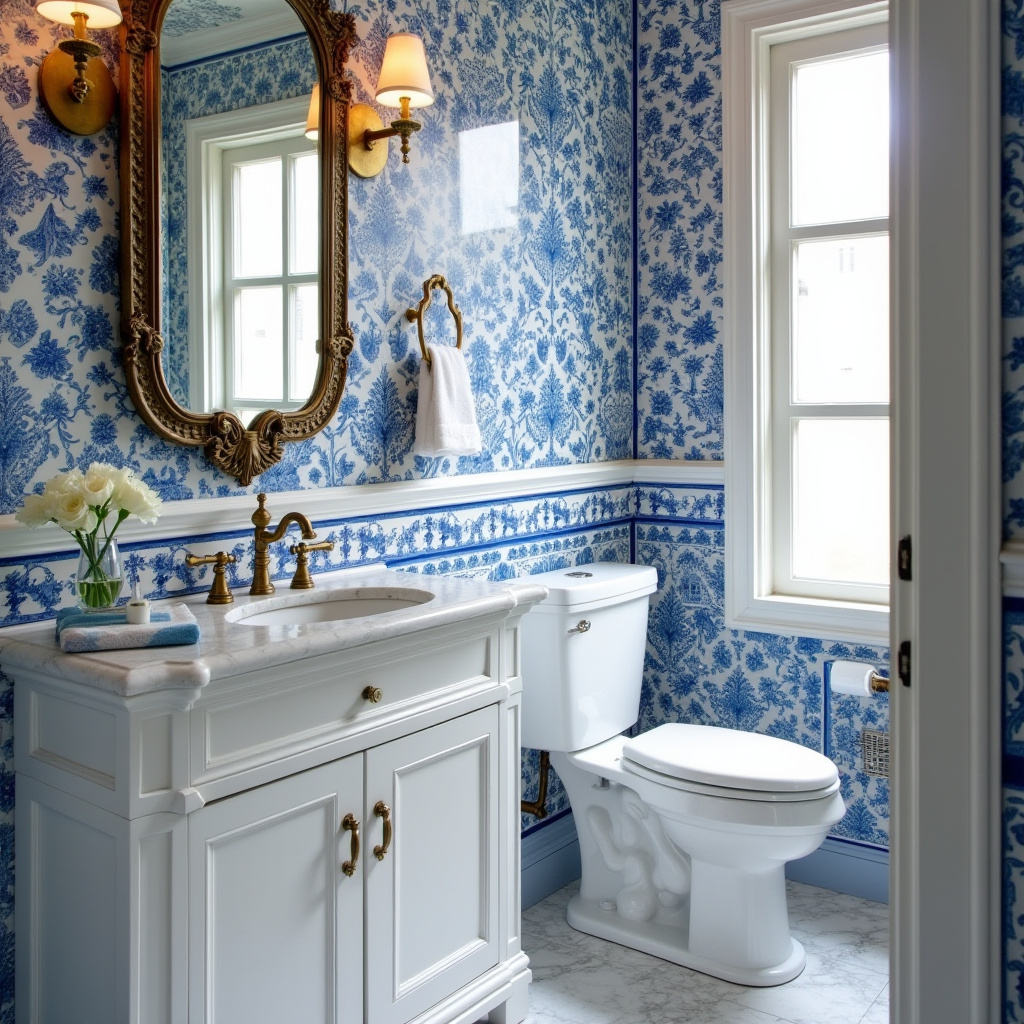 luxury powder room ideas 36